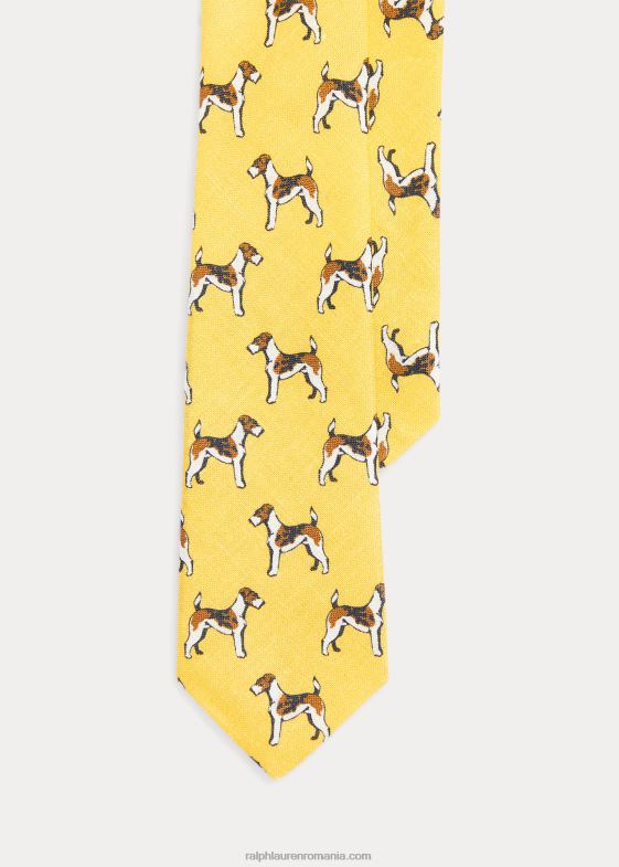 galben copii Ralph Lauren cravată din in terrier 046886194