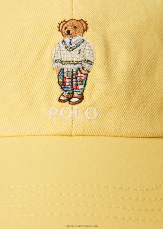 galben de porumb copii Ralph Lauren șapcă chino polo bear 046885794