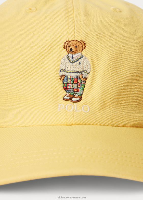 galben de porumb copii Ralph Lauren șapcă chino polo bear 046886175