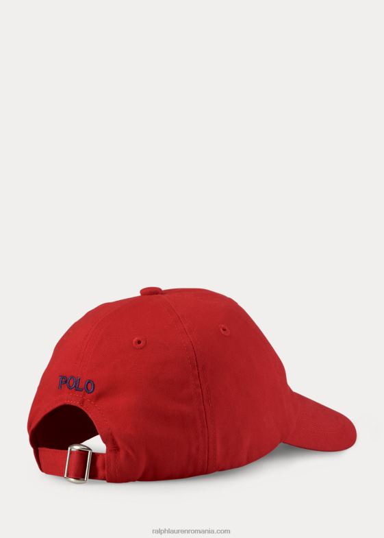 rl 2000 rosu copii Ralph Lauren șapcă de baseball din bumbac chino 046885953