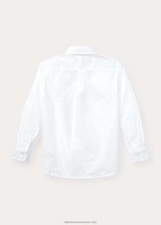 alb copii Ralph Lauren cămașă oxford din bumbac mare ponei 046885938
