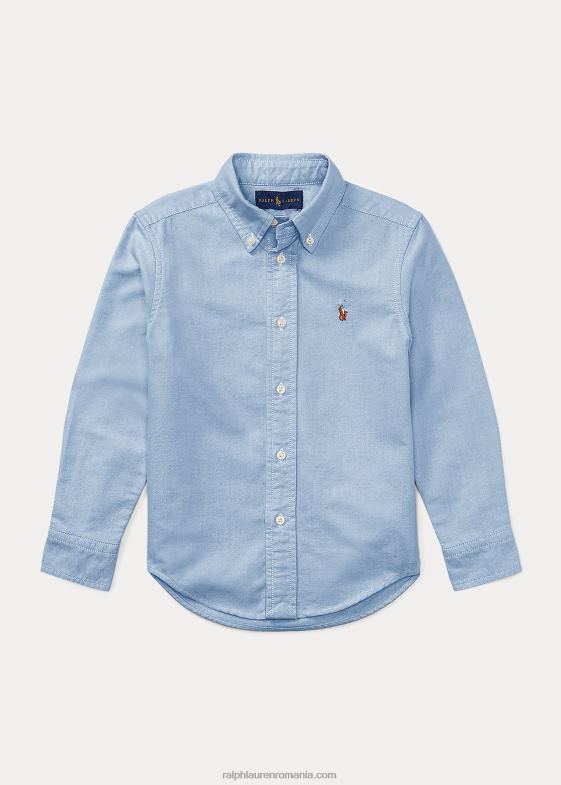 albastru copii Ralph Lauren emblematica cămașă oxford 046885709