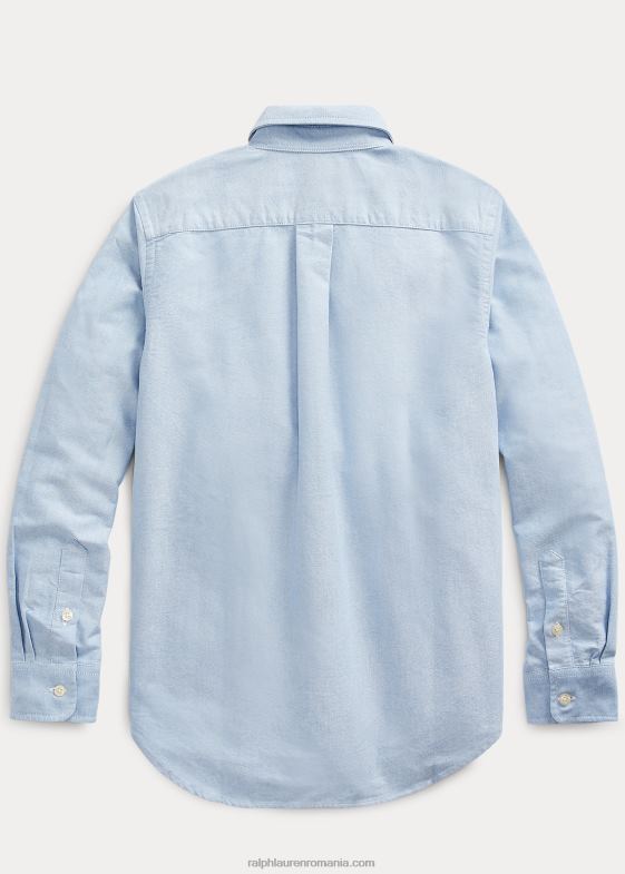 bsr albastru copii Ralph Lauren cămașă uniformă din bumbac blake oxford 046886253