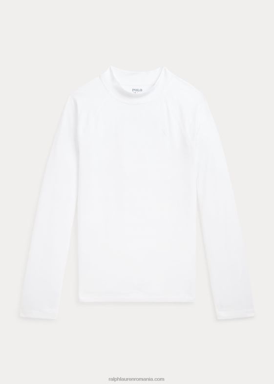 alb ceramic copii Ralph Lauren rash guard din tricou de performanta 046886003