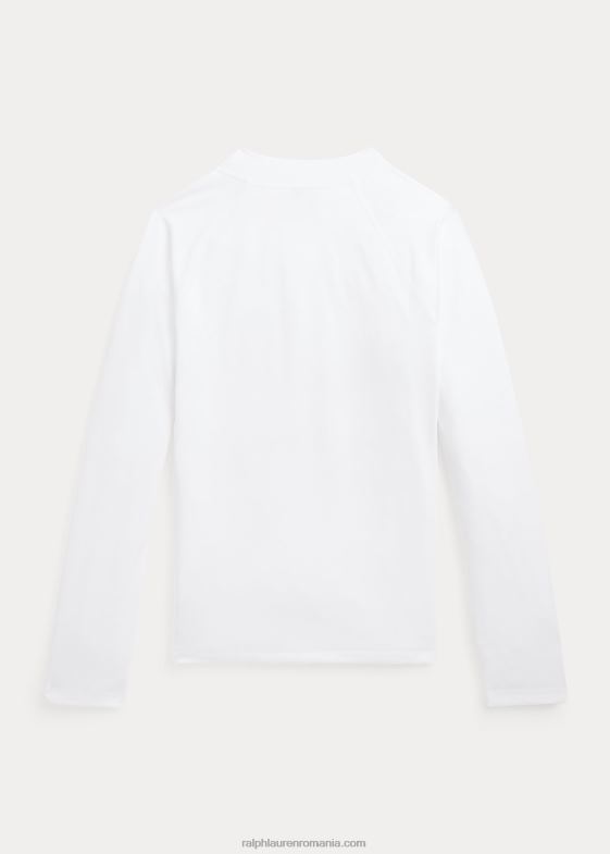 alb ceramic copii Ralph Lauren rash guard din tricou de performanta 046886003
