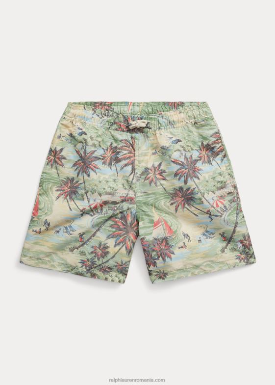 bazar de plajă hawaian copii Ralph Lauren trunchi de baie de călător 046886156