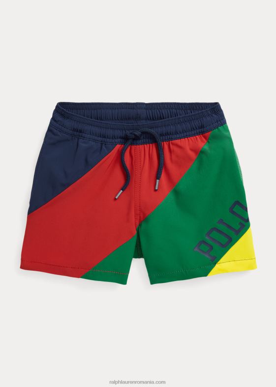 bloc de culoare copii Ralph Lauren trunchi de baie întins pentru călători 046889795