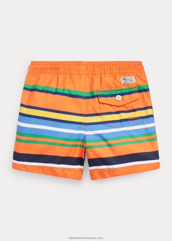 dungă portocalie de vârf copii Ralph Lauren trunchi de baie de călător 046885820