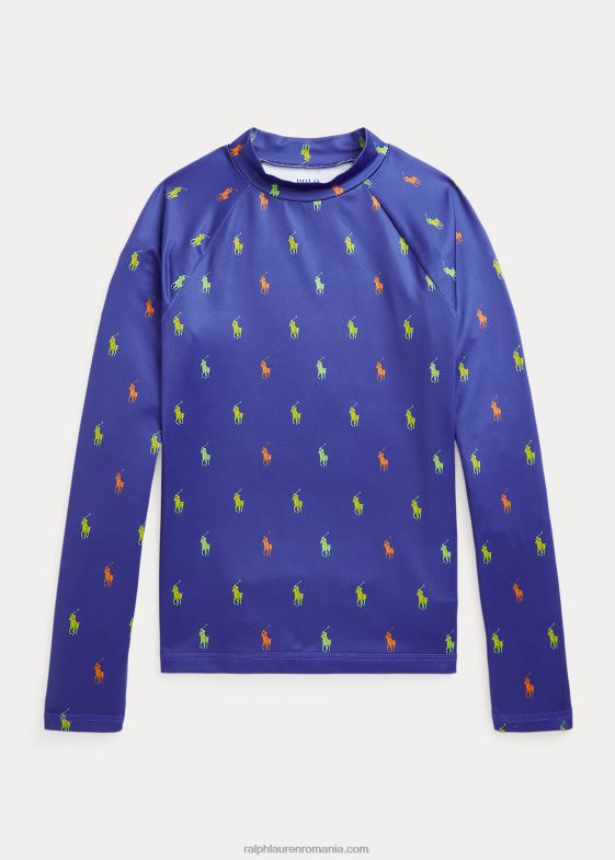 imprimeu regal schiffli copii Ralph Lauren tricou de performanță pentru ponei de polo 046886227