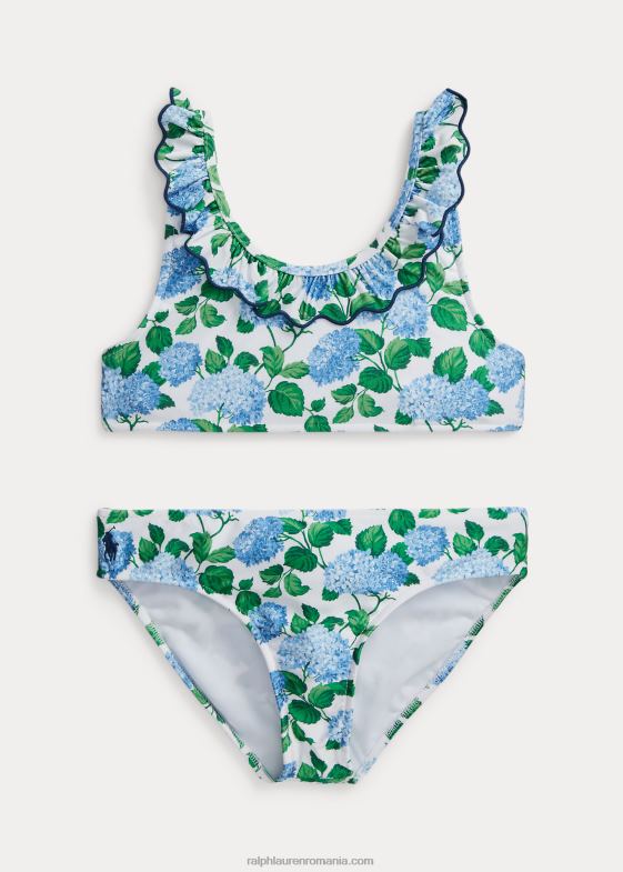 lenox hortensie floral copii Ralph Lauren costum de baie din două piese cu volane florale 046887331