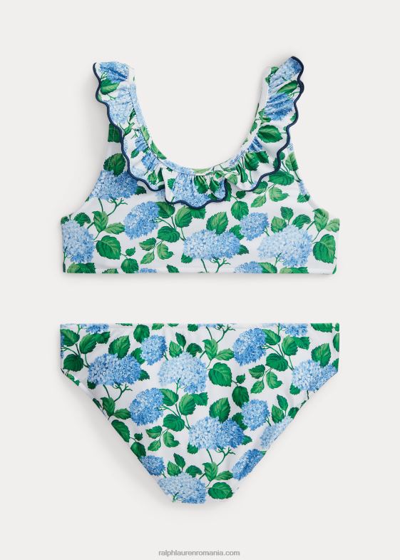 lenox hortensie floral copii Ralph Lauren costum de baie din două piese cu volane florale 046887331