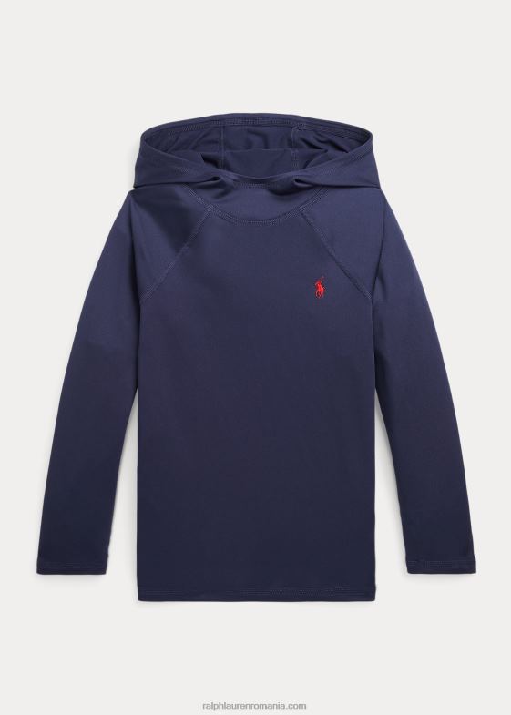 marina rafinată copii Ralph Lauren echipament de protecție cu glugă din tricou de performanță 046885859