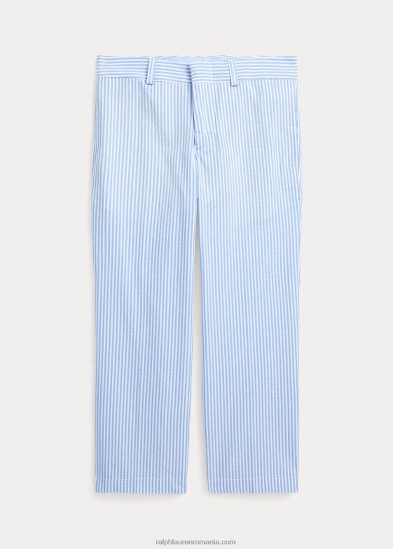 albastru alb copii Ralph Lauren pantalon de costum seersucker 046885833