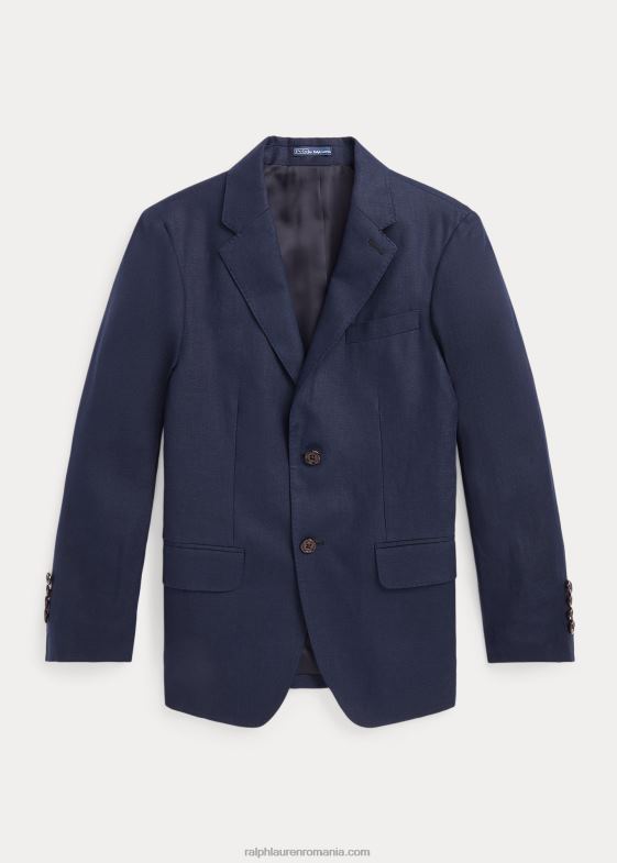 bleumarin inchis copii Ralph Lauren jachetă polo din in 046889843