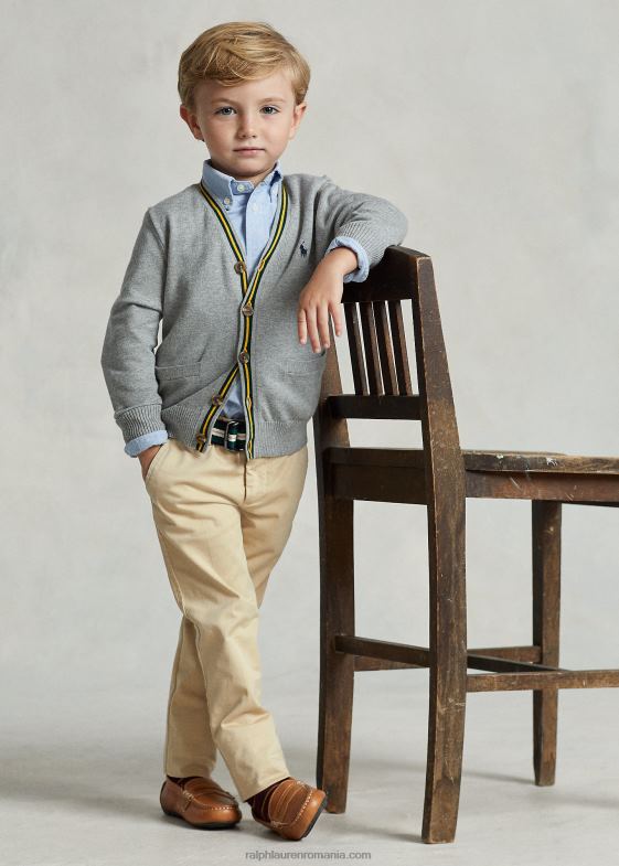 bronzat copii Ralph Lauren pantalon de costum chino stretch 046885668