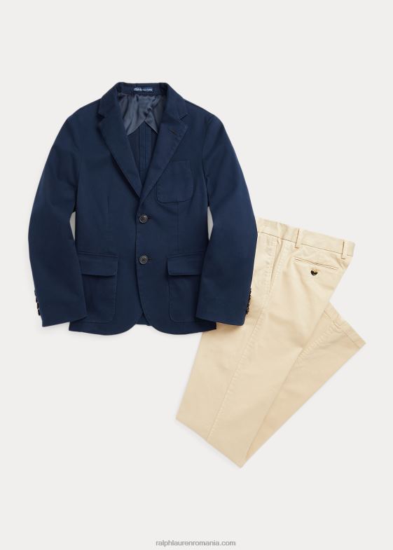 bronzat copii Ralph Lauren pantalon de costum chino stretch 046889868