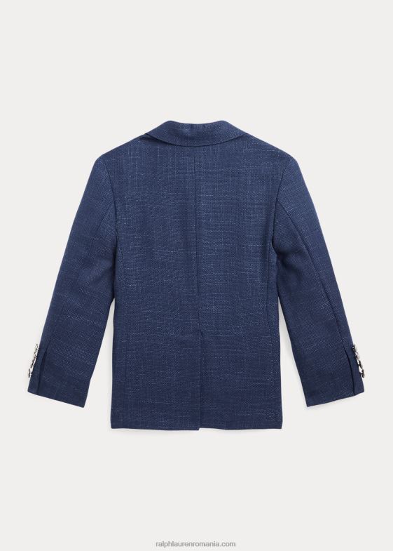 marina copii Ralph Lauren blazer polo din twill elastic elastic 046885815