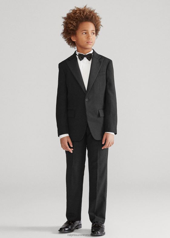 negru copii Ralph Lauren smoking din lână barathea 046886006