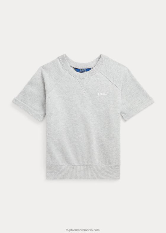 erica de primăvară copii Ralph Lauren hanorac cu mânecă scurtă din fleece cu logo 046887612