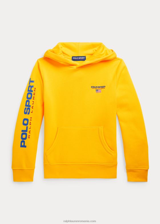 furtună galbenă copii Ralph Lauren hanorac polo sport fleece 046886136