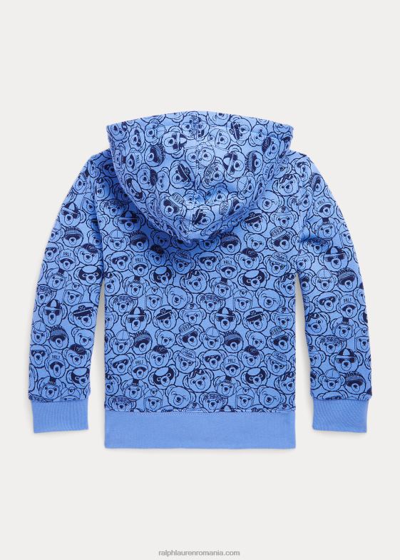harbour island albastru/marin copii Ralph Lauren hanorac cu fermoar complet din lână urs polo 046885664