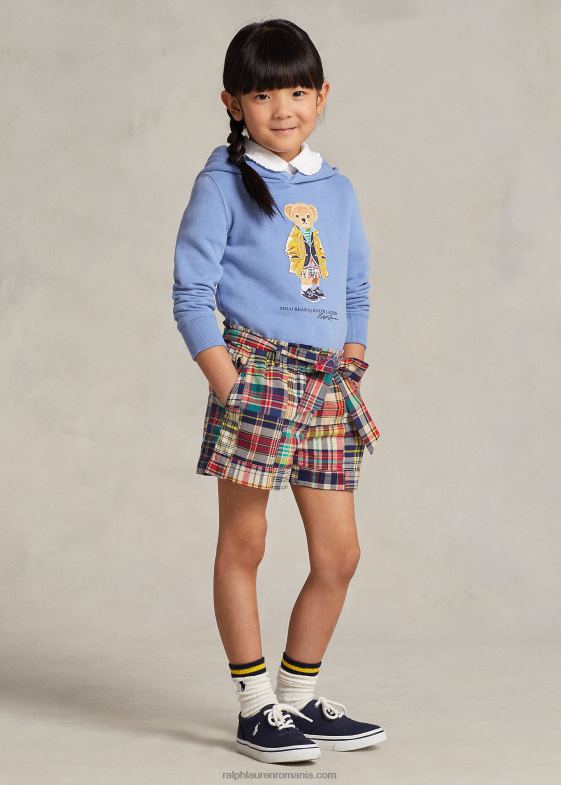 port insula albastru copii Ralph Lauren hanorac din lână urs polo 046887348