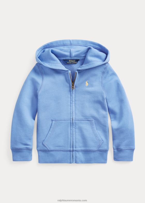 port insula albastru copii Ralph Lauren hanorac spa terry cu fermoar complet 046889996