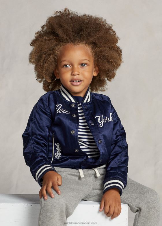 aviator bleumarin/alb copiijachetă polo ralph lauren yankees 046885909