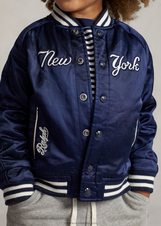 aviator bleumarin/alb copiijachetă polo ralph lauren yankees 046885909