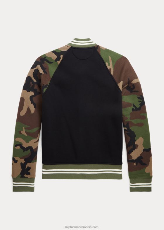 multi negru copii Ralph Lauren geacă de baseball din lână 046886658