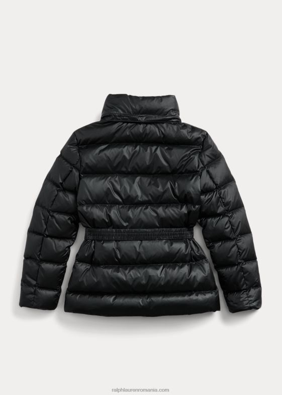 negru copii Ralph Lauren jachetă de puf rezistentă la apă 046887508