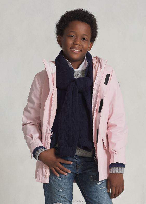 nuanță de roz copii Ralph Lauren jachetă utilitare hidrofugă p-layer 1 046886009