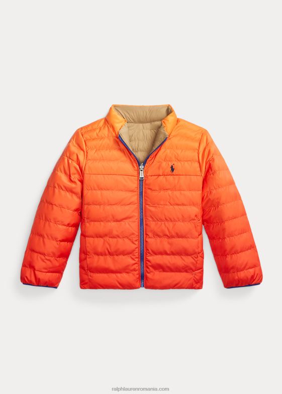 ombre/desert khaki copii Ralph Lauren jachetă reversibilă p-layer 2 046886431