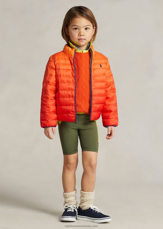 ombre/desert khaki copii Ralph Lauren jachetă reversibilă p-layer 2 046886431