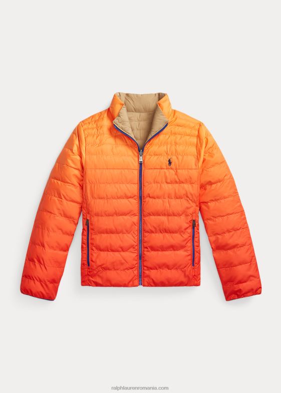 ombre/desert khaki copii Ralph Lauren jachetă reversibilă p-layer 2 046886616