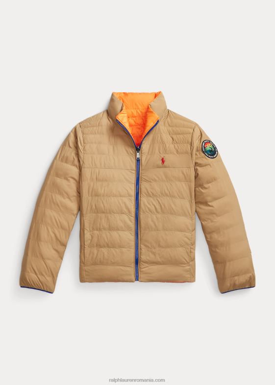 ombre/desert khaki copii Ralph Lauren jachetă reversibilă p-layer 2 046886616