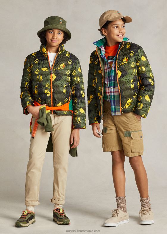 summit camo/traseu de grădină copii Ralph Lauren jachetă reversibilă p-layer 2 046886560