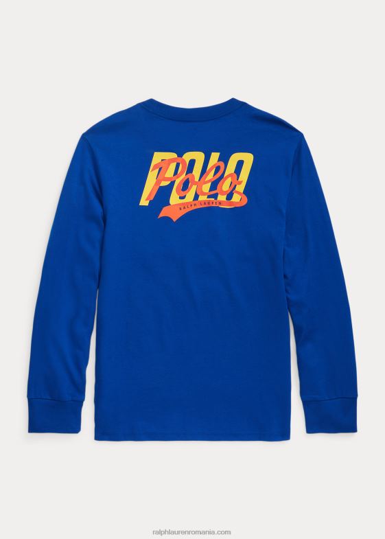 stea de safir copii Ralph Lauren tricou cu mânecă lungă din tricou cu logo 046886669