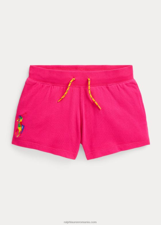 accent roz copii Ralph Lauren mare ponei spa terry scurt 046887100