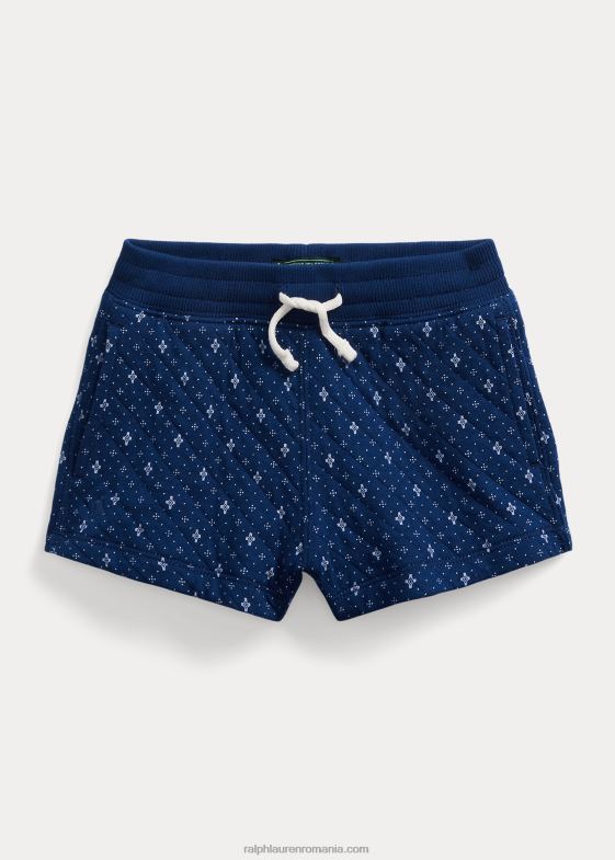 clementine calico copii Ralph Lauren scurtă din tricot dublu cu imprimeu geometric 046886877