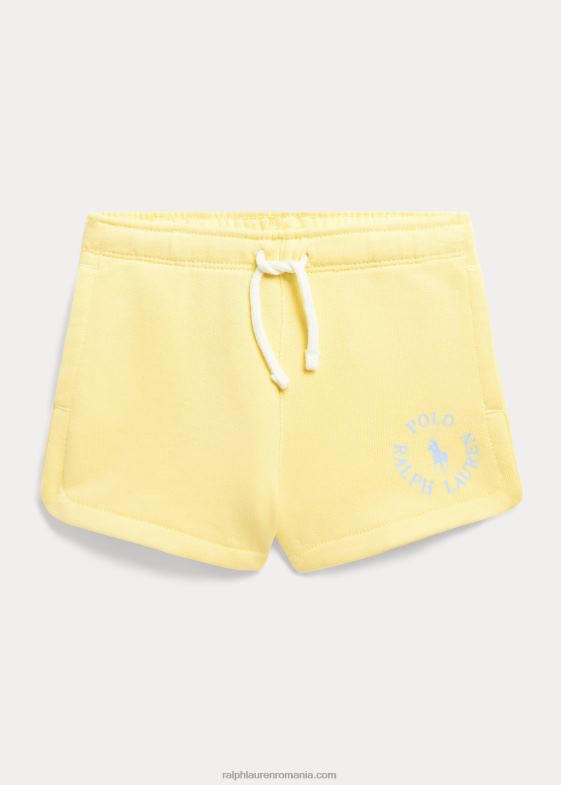 galben portic copii Ralph Lauren logo mare ponei scurt terry 046886803