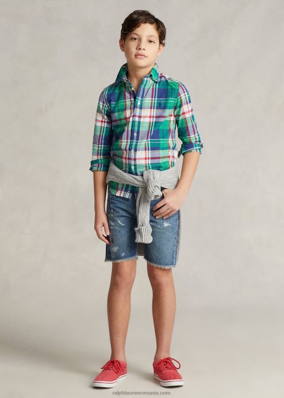 heins spală copii Ralph Lauren scurt denim subțire sullivan cu vopsea 046885997