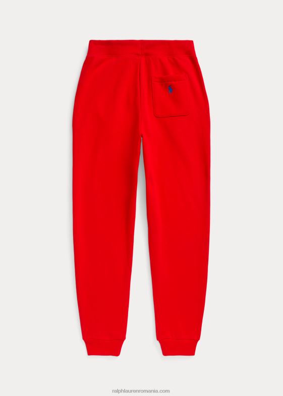 200 rl roșu copii Ralph Lauren pantaloni de jogger cu fleece cu logo 046886564