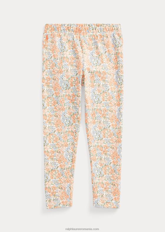 Harlowe floral copii Ralph Lauren jambiere din jerse stretch floral 046887398