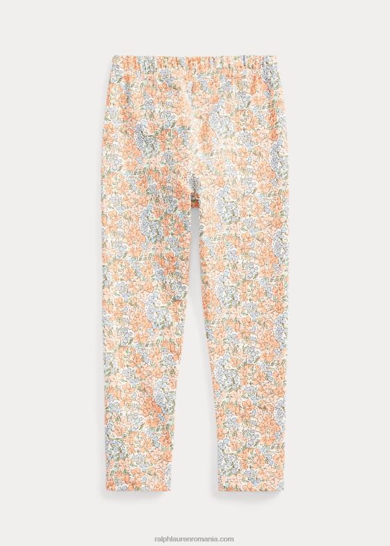 Harlowe floral copii Ralph Lauren jambiere din jerse stretch floral 046887398