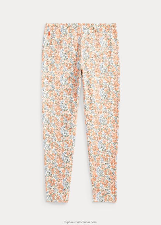 Harlowe floral copii Ralph Lauren jambiere din jerse stretch floral 046887565