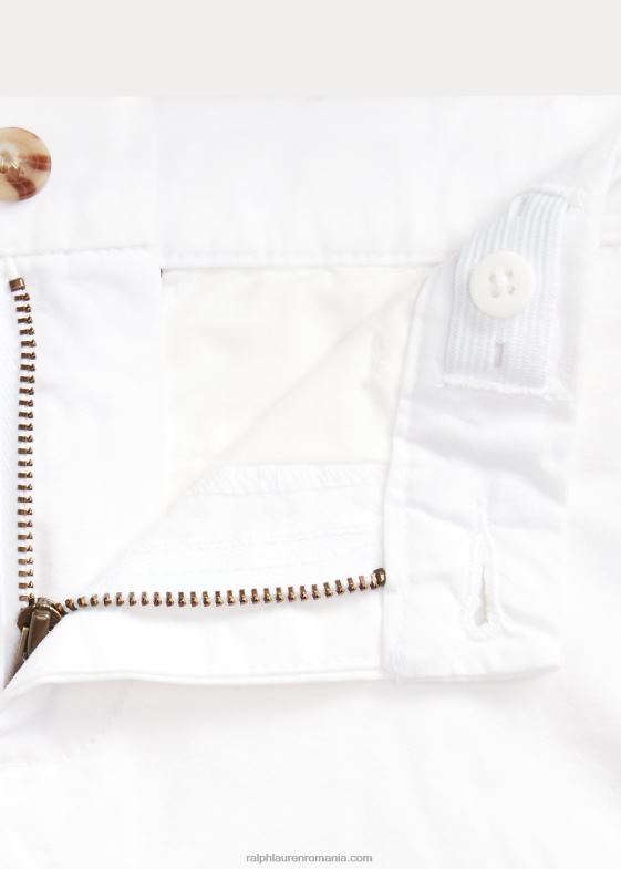 alb copii Ralph Lauren pantaloni din twill flex abraziune cu potrivire dreaptă 046885762