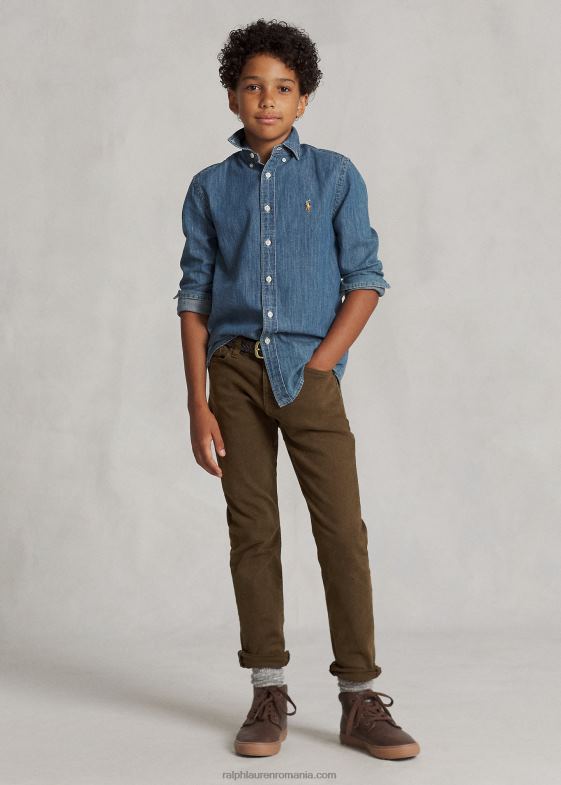 cohen dark loden copii Ralph Lauren blugi slim stretch sullivan 046886693