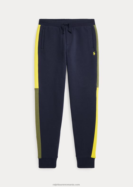 croazieră navy multi copii Ralph Lauren pantalon de jogger din tricot dublu 046886660