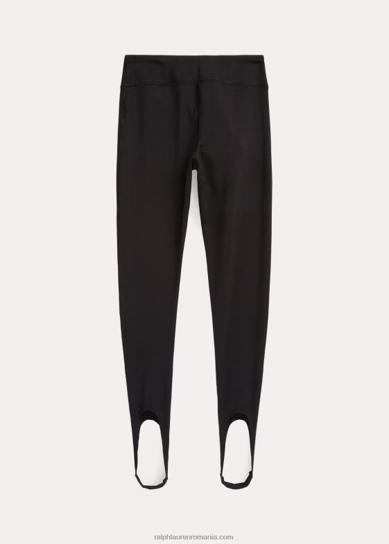 negru copii Ralph Lauren jambiere elastice interlock cu etrier 046887611